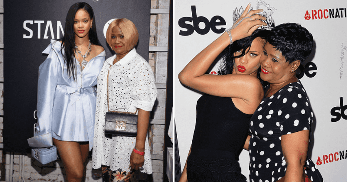 Rihanna And Her Sister Robin
